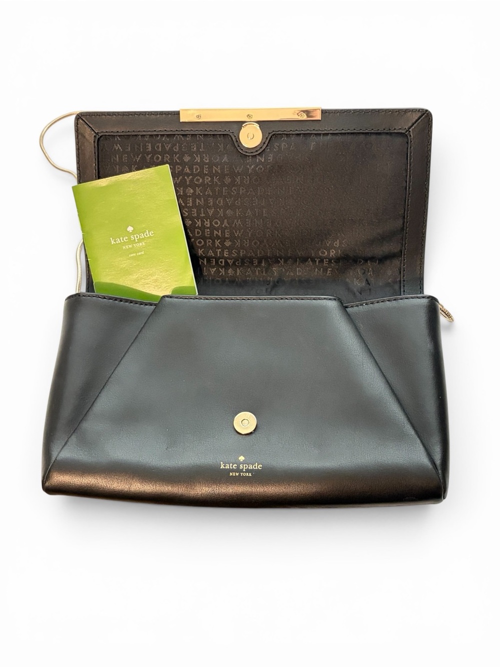 EUC Kate Spade Hanley Camden Way Shoulder Bag Genuine Leather Gold Colored Chain - Picture 5 of 9